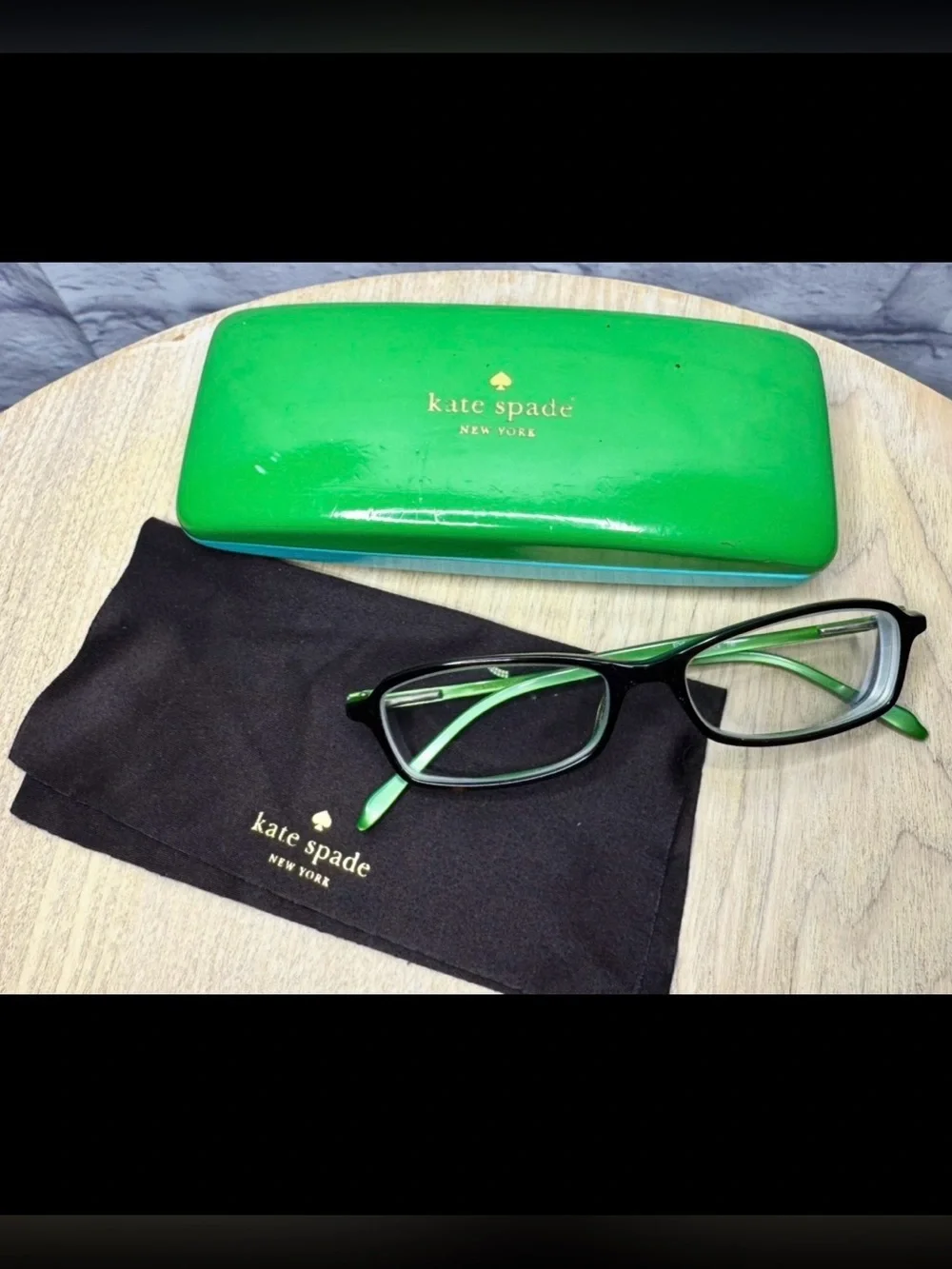 Kate Spade New York Women's Optical Eyeglasses With Cloth And Case